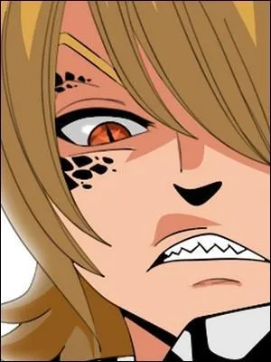 Dans &laquo;&nbsp;Fairy Tail&nbsp;&raquo;, ce d&eacute;mon de la guilde Tartaros est sadique et sans piti&eacute;. Sa grande frange imposante n'a donc pas trop l'air de le d&eacute;ranger dans ses activit&eacute;s de criminel ! Il s'appelle :