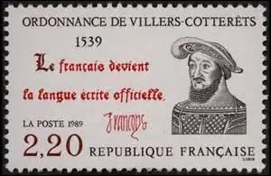 Sous quel roi de France l'ordonnance Villers-Cotterêts impose le français comme langue officielle du pays ?