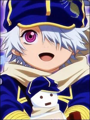 Dans « Letter Bee » (Tegami Bachi), ce personnage est un coursier d'un genre un peu spécial. Difficile de croire qu'il ne passe pas son temps à trébucher, vu sa frange impressionnante, mais en fait, il s'en sort bien ! Il se nomme :