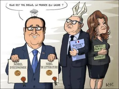 Le prix Nobel de littérature a été décerné à...