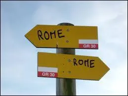 Que signifie l'expression "Toutes les routes mènent à Rome" ?