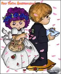 Quelle appellation donne-t-on au premier anniversaire de mariage d'un couple ?