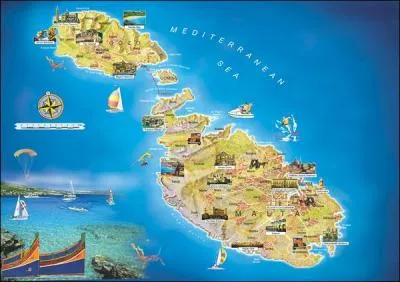 Quelle(s) île(s) se situe(nt) à proximité de la Tunisie ?