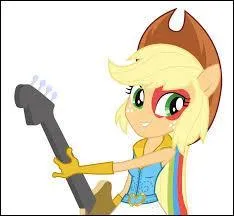 Dans quelle chanson AppleJack se transforme-t-elle ainsi ?
