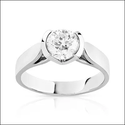 Ce bijou est une bague de fiançailles. Quel est son nom ?