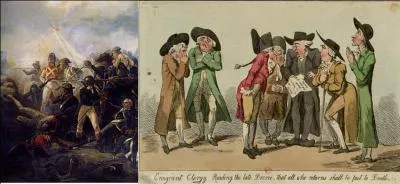 Changeons de camp ! 
Des gens avaient tout, ils n'ont plus rien, plus de titres, plus de « castel », plus de richesse. Ils ne peuvent revenir en France, ils ont peur d'être guillotinés ! 
Et comme ils, le disent, ils n'iront plus de leur « castel » à la Garonne pour pisser (sic) ! 
Quel est ce chant ?