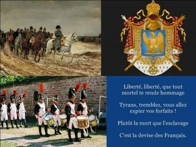 C'est une adaptation d'un air d'opéra-comique « Renaud d'Ast », de Nicolas Dalayrac. Un chirurgien militaire, Simon Boys, écrivit des paroles révolutionnaires en 1791. Il fut réorchestré.
C'est un appel à la vigilance pour le respect de l'Empire et de nos droits.
Quelle est cette chanson ?