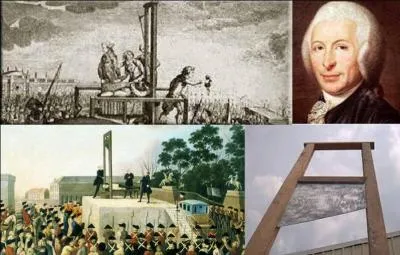 Il existe un chant révolution qui se réjouit de l'utilisation d'une nouvelle machine. Pendant la période de la révolution, elle sera utilisée environ 20 000 fois. Elle sera remisée moins de 200 ans, environ ! 
Quel est ce chant ?