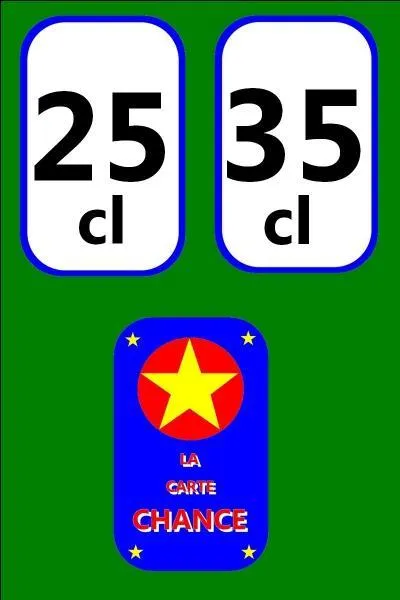 Combien de centilitres de lait une bouteille d'un litre, aux 3/4 vide, contient-elle ?