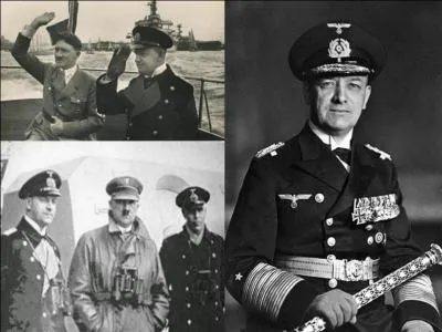 Restons encore en Allemagne. A vous de trouver cet amiral qui commanda la marine allemande de la Reichsmarine (République de Weymar) puis de la Kriegsmarine (IIIe Reich) jusqu'à sa démission, en 1943. Il s'opposera à l'opération Barbarossa !