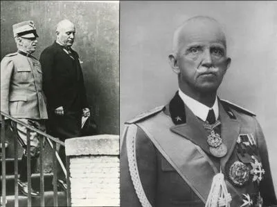 Allons en Italie ! Il s'est opposé au dictateur Mussolini. En juillet 1943, il ordonne l'arrestation de Mussolini et le remplace par un nouveau chef de gouvernement. Peu après la fin de la guerre, il laisse la place à son fils.
Qui est ce personnage ?