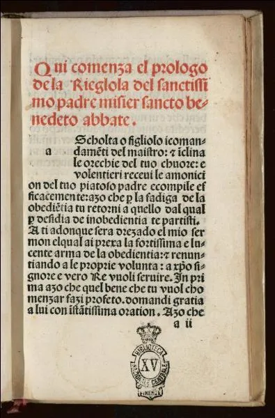 Saint-Benoît rédigera au Mont Cassin, en Italie, un testament spirituel, un mode de vie pour les générations de moines qui viendront, une règle unifiante de sagesse, de spiritualité et de force.
 En quelle année, cette règle, qui connaîtra un extraordinaire rayonnement dans l'Europe des monastères, a-t-elle été rédigée ?