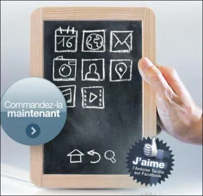 'Selon une étude 25% des enfants occidentaux savent utiliser une tablette tactile, .... '