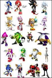 Quel personnage du jeu "Sonic" est rouge ?