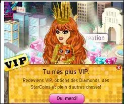 Quand nous ne sommes plus VIP peut-on prolonger de quelques jour cet avantage ?