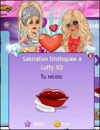 On peut recevoir ... salutations par jour.