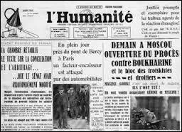 Durant quelle période les procès de Moscou ont-ils eu lieu ?