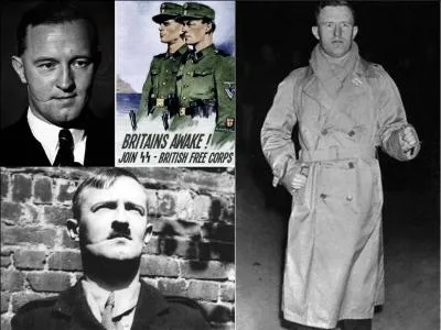 Allons aux USA, en Allemagne et en Grande-Bretagne ! Ce personnage utilisa ces 3 nationalités. Il trahit son pays bien que, semble-t-il, il n'avait pas cette nationalité. Il était le commentateur d'émissions radios pronazies diffusées en direction de la Grande-Bretagne.
Qui est ce gugusse ?