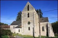 Voici l'église Saint-Ruffin-et-Sainte-Valère de Loupeigne. Commune Axonaise, elle se situe en région ...