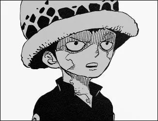 Où Trafalgar Law (deux ans plus tard) a-t-il des tatouages ?