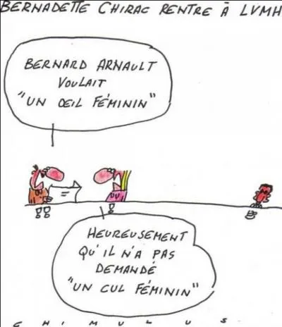 J'ai demandé à Louis dans quel monde 'Vuitton'... '