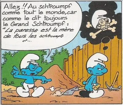 Parlez-vous le schtroumpf ? C'est le moment de traduire cette schtroumpferie :