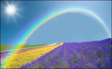 L'arc-en-ciel est composé de 5 couleurs et non 7. Lesquelles sont en trop ?