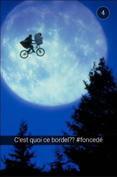 Un snap comme celui-ci vaut de l'or, mais qui se trouve à l'avant du vélo ?