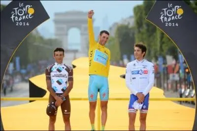 Deux Français étaient sur le podium du Tour 2014 ; il s'agit de :
