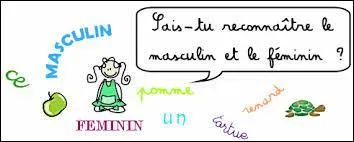 Quel nom est du genre masculin ?