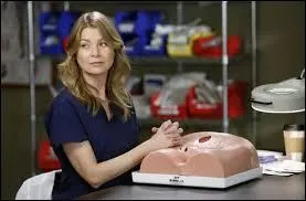 Meredith fait un test clinique. Sur quoi ?