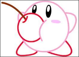 Ce jeu met en scène une petite boule rose et gourmande :