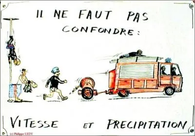 Je protège votre maison si elle est en feu et je peux vous protéger des flammes. Qui suis-je ?