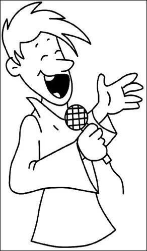 Je monte sur la scène et je chante, c'est mon métier. C'est pour cela qu'on m'appelle...