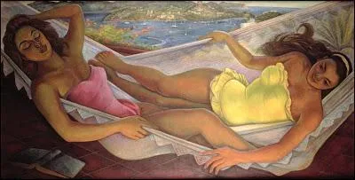 Qui a peint cette superbe toile intitulée "Le hamac" ?