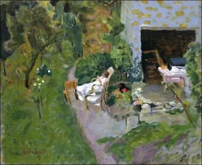 Voici la sieste au jardin, par :