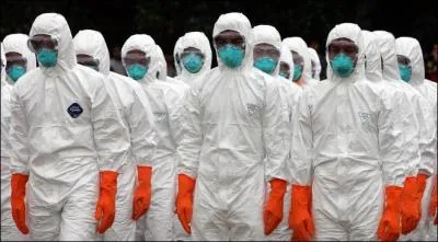 Ces hommes se protègent probablement...