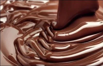 The color of the chocolate is...