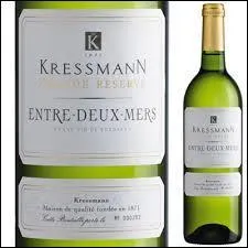 De quel cépage vient le vin "Entre-deux-mers" ?