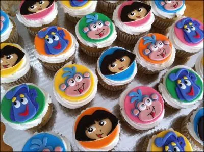 Quel dessin animé représentent ces cupcakes ?