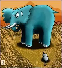 Les éléphants ont peur des souris.