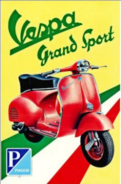 Italien - Le premier scooter Vespa est sorti des usines Piaggio en 1946.Qu'est-ce qu'une "vespa" en Italie ?