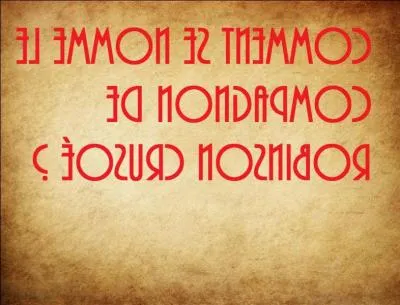 "Une fois sur place, il déterre deux morceaux de papier. Le 1er dit «Déchiffre la question, réponds-y et attends-le». Le 2e papier est ci-joint."

Quelle est la réponse ?