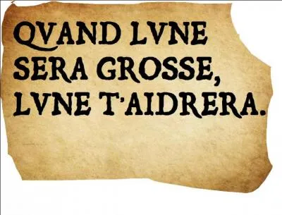 "Trois jours après, le jour tant attendu arriva, avec lui une bouteille guidée par les vagues. Dans cette bouteille, il y avait un parchemin avec un message." 

Au fait, quel effet produit la lune sur la mer ?