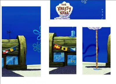 "Arrivé sur cette île, un crabe l'attendait avec un papier roulé dans une pince. Le pirate le prit. Il y avait cette image et les mots «Vas-y»"

Cette photo provient du dessin animé "Bob l'éponge", que représente-t-il ?