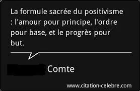 Le philosophe français Comte se prénommait Auguste.