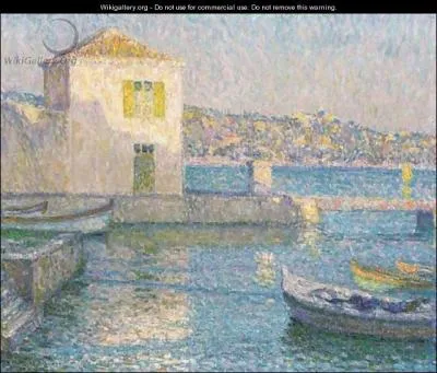 Qui a peint "Maisons près de la mer à Villefranche-sur-mer" ?