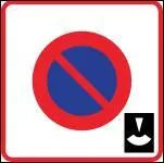 Que symbolise le dessin en bas à droite du panneau ?