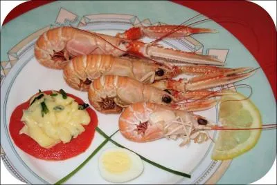 Donnez-moi le nom de ces crustacés, très fins ?