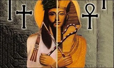 Quel dieu égyptien peut être associé à Jésus-Christ comme un dieu-homme qui a vécu la souffrance, la mort et la résurrection ?